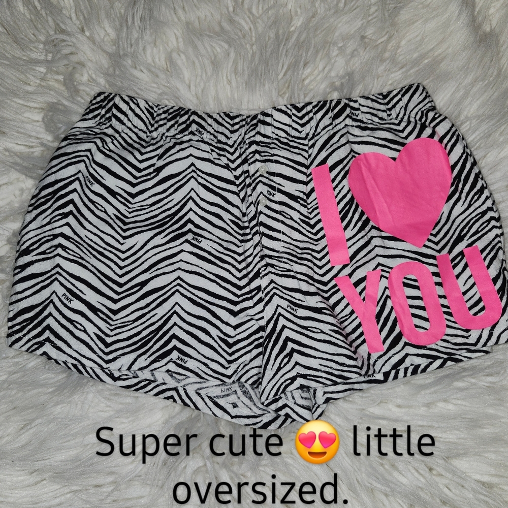 Vs pink sleep shorts xs ooversized 2011